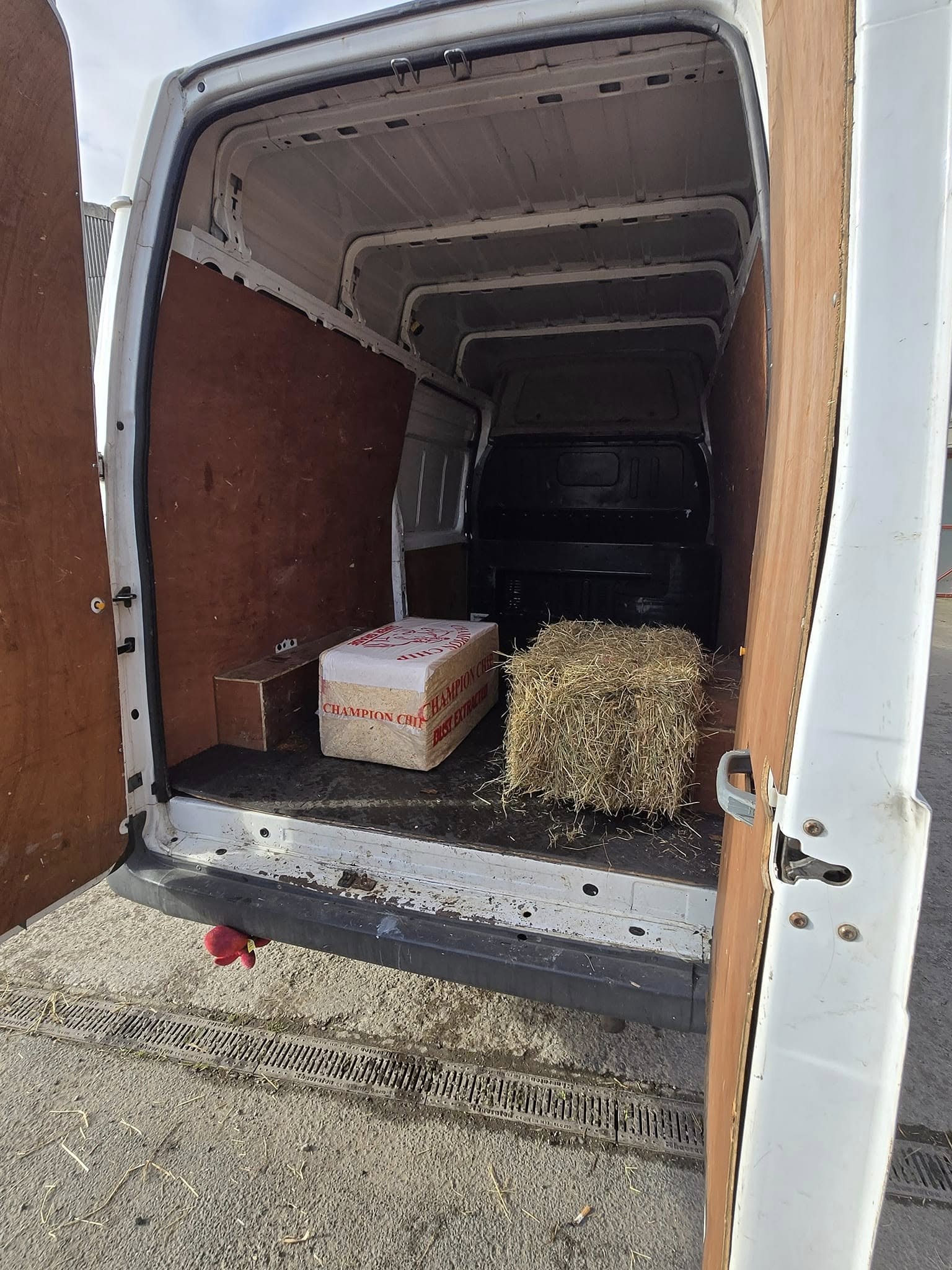 Clean and spacious van interior